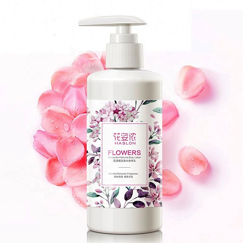Factory Price Hot Sale Flower Moisturizer Whitening Hydrating Perfume Body Lotion Cream