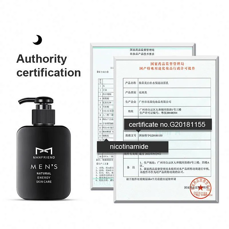 Best Private Label Deeply Clean Skin Facial Foam Whitening Face Wash For All Skin Type