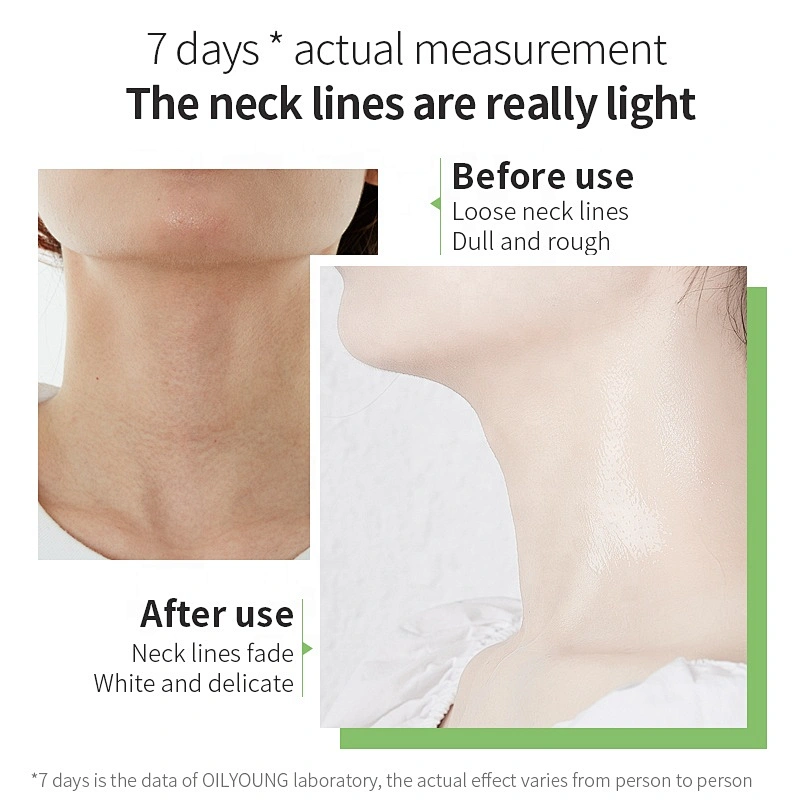 New Design 100% collagen cream whitening neck cream for black neck