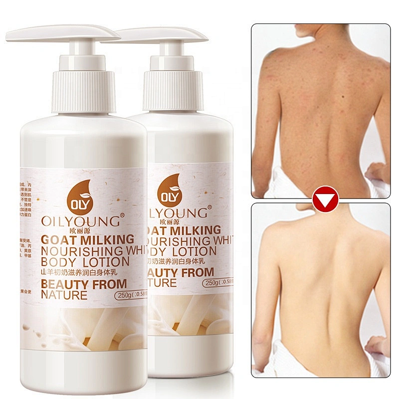Goat Milk Nourishing Moisturizing Lotion Hot Sale Body Cream For Woman