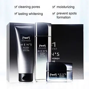 OEM ODM Private Label Luxury Mens Face Whitening Skincare Care Set
