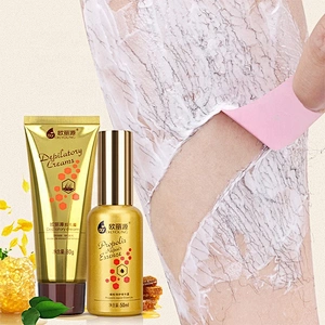 Natural organic honey hair removal cream +repair essence permanent depilatory cream