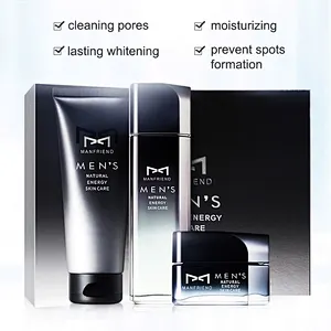Latest Luxury Mens Face Beauty Cosmetic Rejuvenating Whitening Private Label Skincare Set