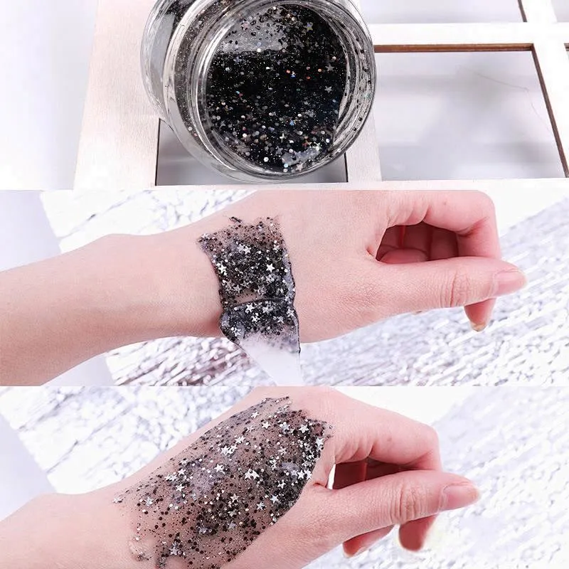 Women Cosmetic Beauty Deep Cleansing Firming Hydrating Glitter Face Mask Peel Off