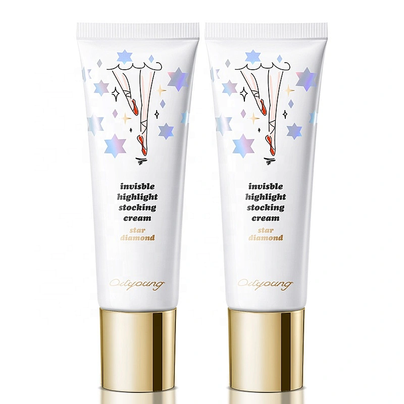 Private label Body Dry Shimmer Oil Makeup Body Glitter Highlighter Foundation Cream