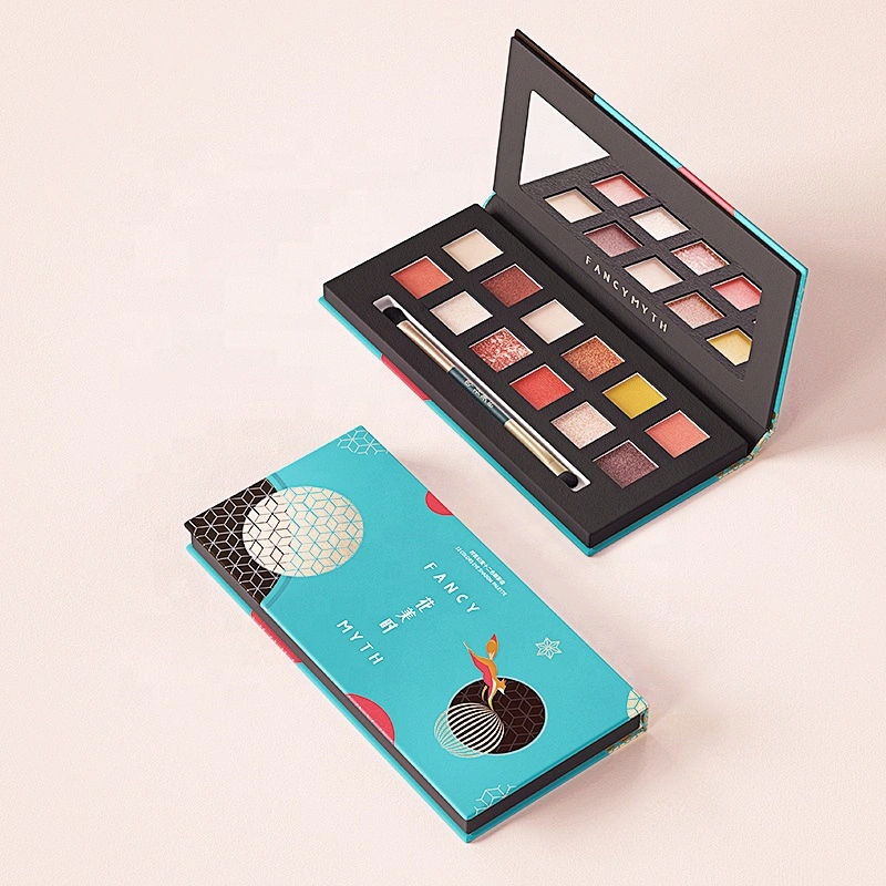 high pigment best 12 colors shining eyeshadow palette custom your own logo big eye shadow palette