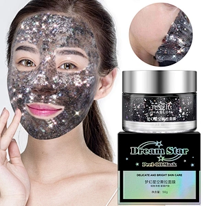 Fashion Korea Star Facial Clean Moisturizing Blackheads Peel Off Beauty Cosmetic Face Glitter Mask