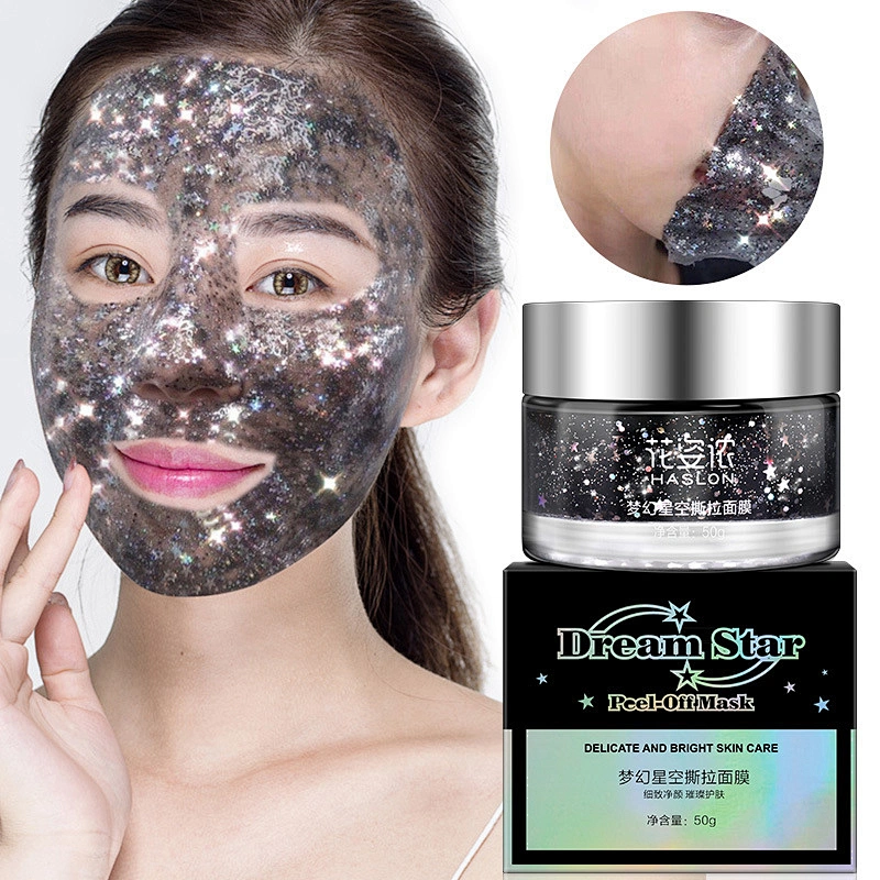 Fashion Korea Star Facial Clean Moisturizing Blackheads Peel Off Beauty Cosmetic Face Glitter Mask