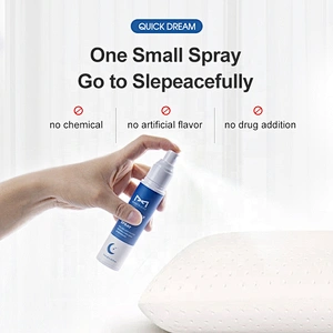 Custom logo mens sleeping spray deep sleep pillow hydrolat mist natural essential oil oem