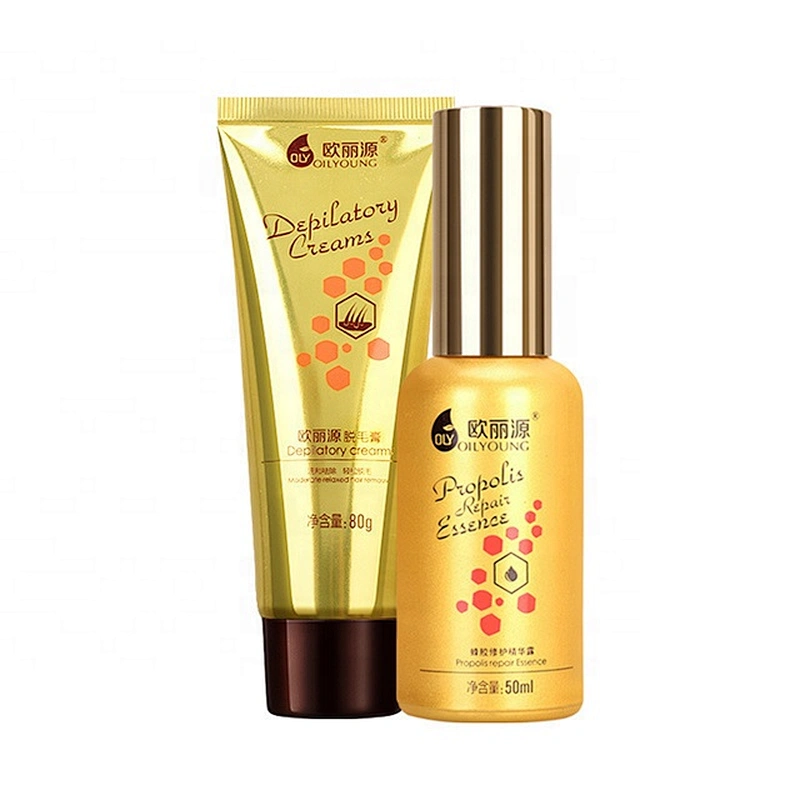 Natural organic honey hair removal cream +repair essence permanent depilatory cream