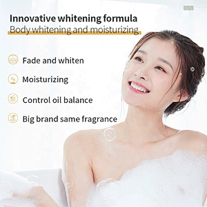 Private label Deeply Cleaning Skin Volcanic Mud Shower Gel Skin Whitening Body Wash