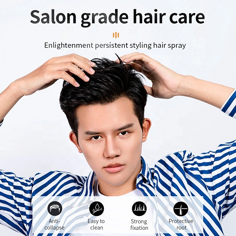Custom private label organic china made hair gel holding spray natural mistanti-dandruff hair spray