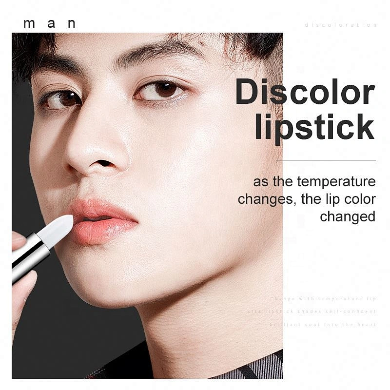 China Manufacturer Wholesale Own Brand Temperature Color Change Makeup OEM Lipstick For Men