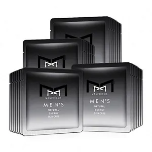 Best Selling Black Hyaluronic Acid Nourishing Tightening Whitening Facial Mask For Men