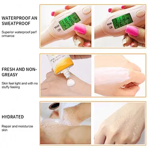 Private Label Custom Korea Best Outdoor Whitening Sun  SPF Protection Lotion Cream Sun Screen