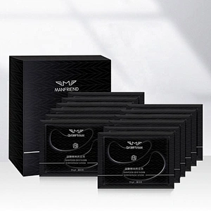 Private Label Wholesale Dark Circles Remover Collagen Under Eye Pad Mask Gel Adhesive Eye Patch For Men
