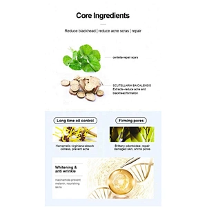 Wholesale Bulk Cosmetic Beauty Acne Removal Face Anti Acne Silk Facial Mask for Men