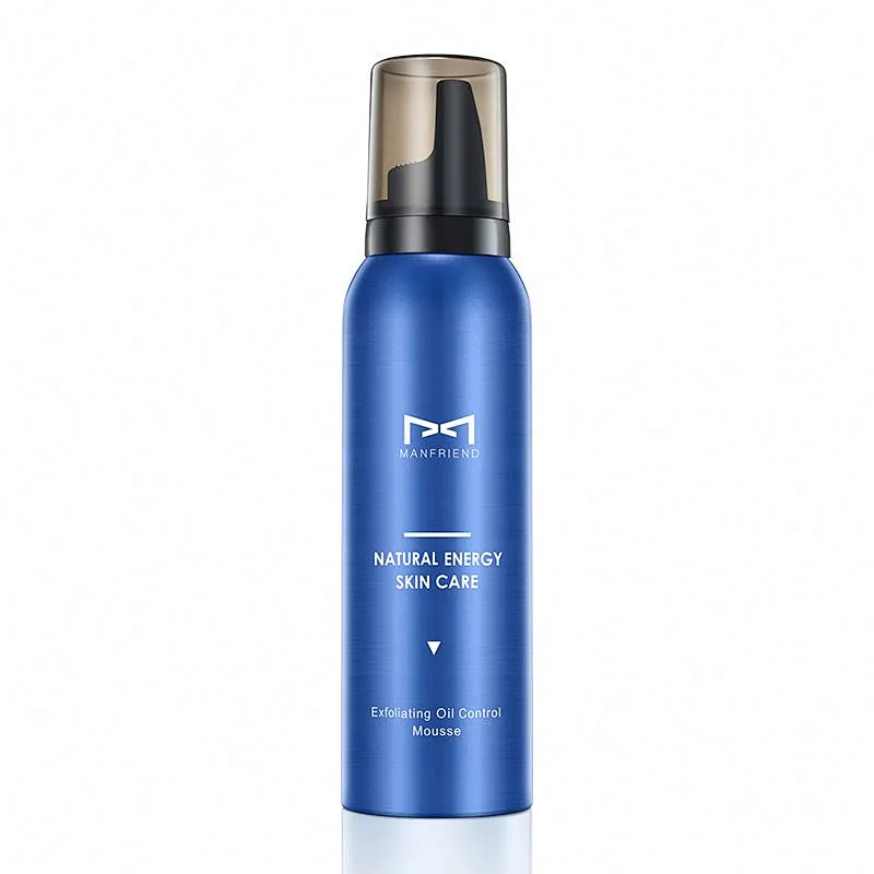 New Design Styling Mens Exfoliation Peeling Oil Control Pore Tight Deep Clean Face Foam Mousse
