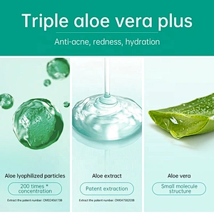nature 92%  aloe vera soothing repairing moisturizing gel manufacturing