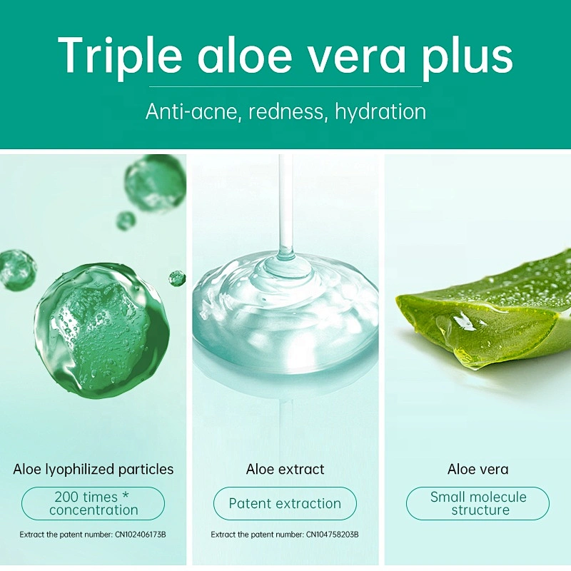 nature 92%  aloe vera soothing repairing moisturizing gel manufacturing
