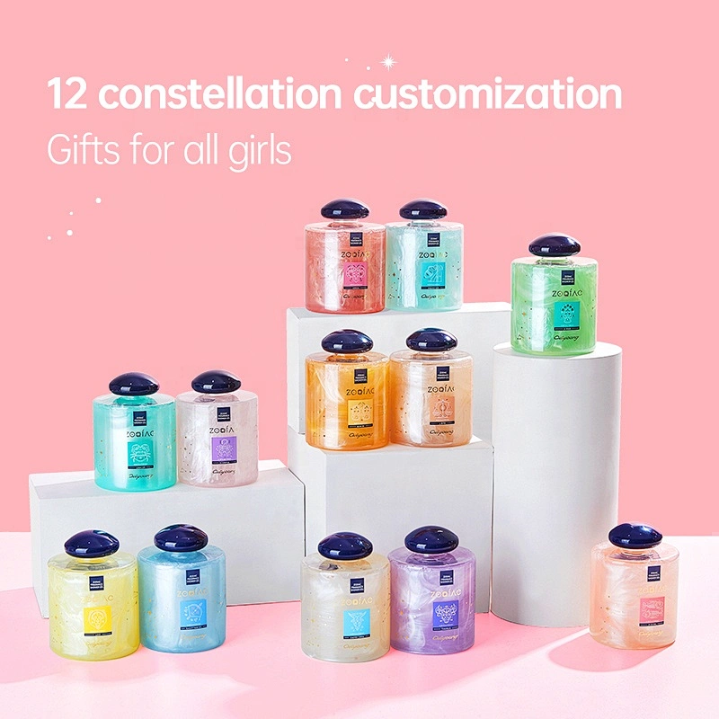 custom made soothing moisture body bath care refreshing skin whitening liquid soap glitter shower gel
