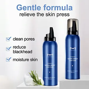 New Design Styling Mens Exfoliation Peeling Oil Control Pore Tight Deep Clean Face Foam Mousse