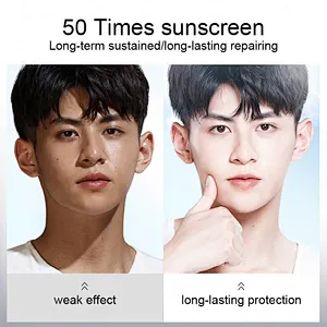 Custom Private Label Wholesale Manufacturer Waterproof  Face Lotion Sun Block Cream Spf50 Sunscreen