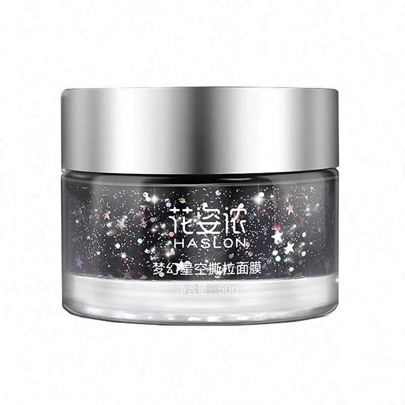 Women Cosmetic Beauty Deep Cleansing Firming Hydrating Glitter Face Mask Peel Off