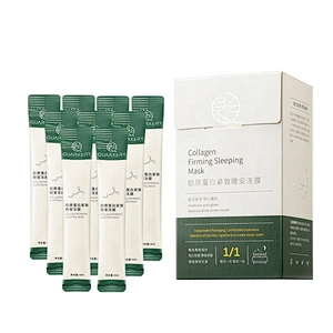 Private label best mask face cream clear transparent jelly hyaluronic acid disposable sleep face mask