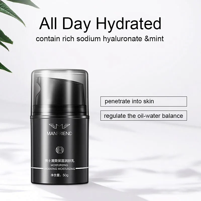 Men Fresh Hydrating Anti Wrinkle Aging Face Moisturizer Face Cream Lotion