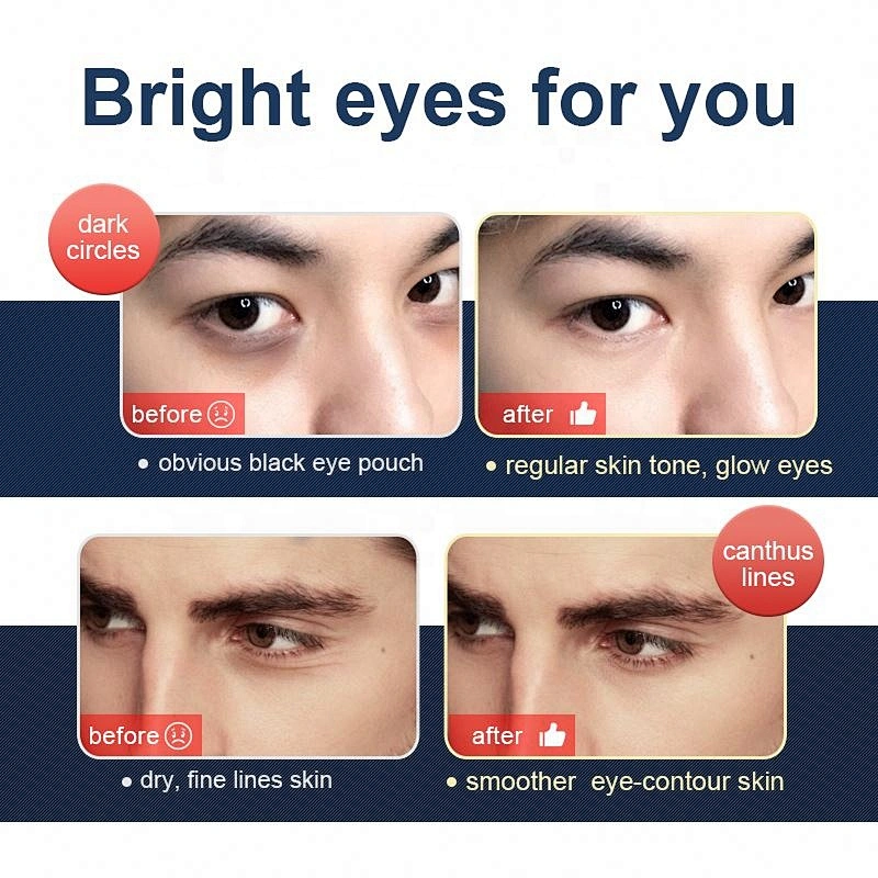 Manufacturers Hot Wholesale Men Black Custom Gold Under Eye Patch Collagen Eye Mask