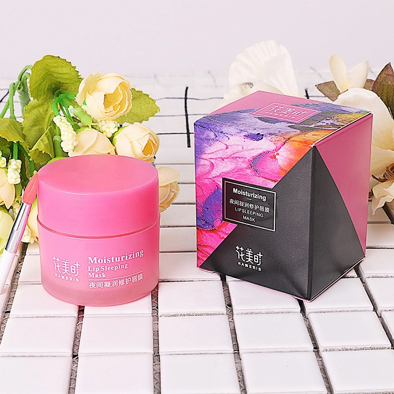 private label pink lip lightening plumping mask hydrating plumper collagen lip mask patch