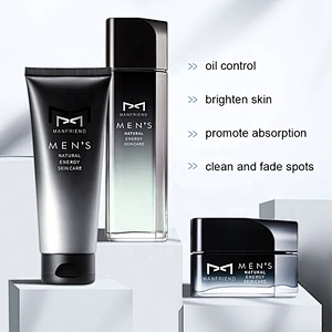 Professional Mens Vegan Acne Treatment Moisturizing Face Repair Oil Control Skin Care Men Set With Private Labes