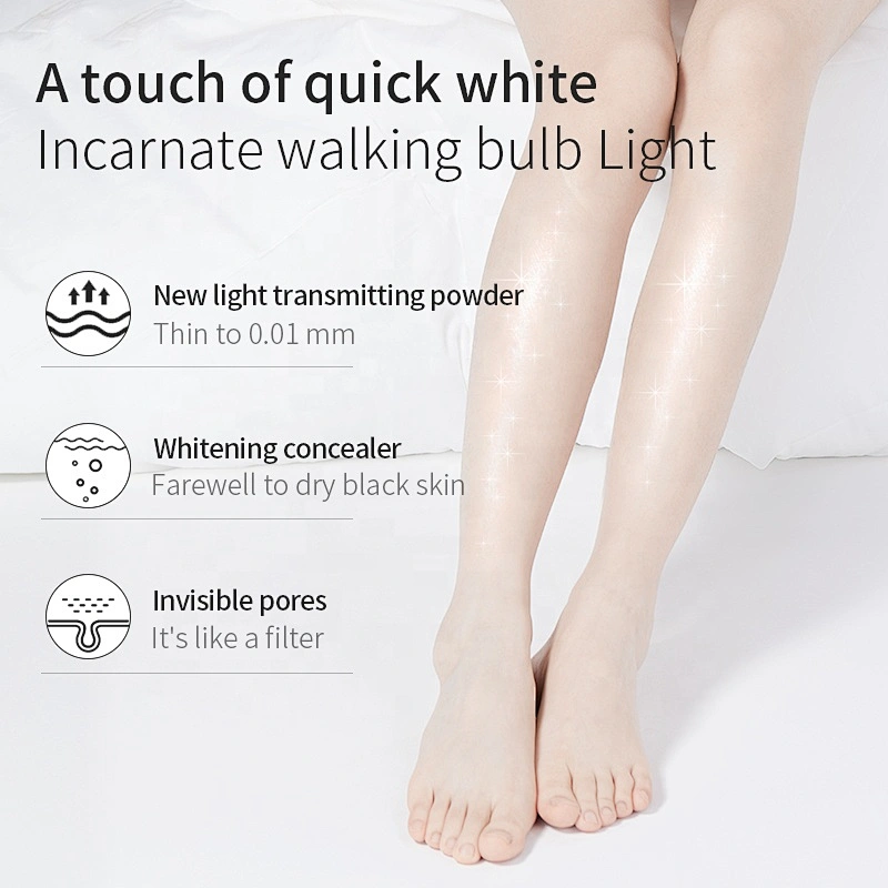 Private label Body Dry Shimmer Oil Makeup Body Glitter Highlighter Foundation Cream