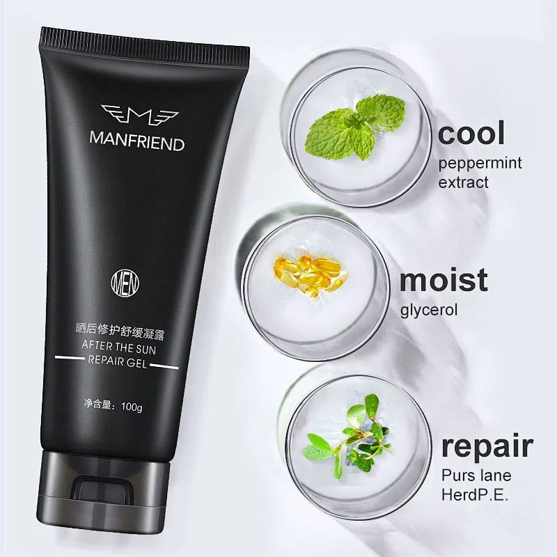 OEM ODM Custom Private Label Sun Damaged Skin Repair Moisturizing Cream After Sun Cooling Best Soothing Gel