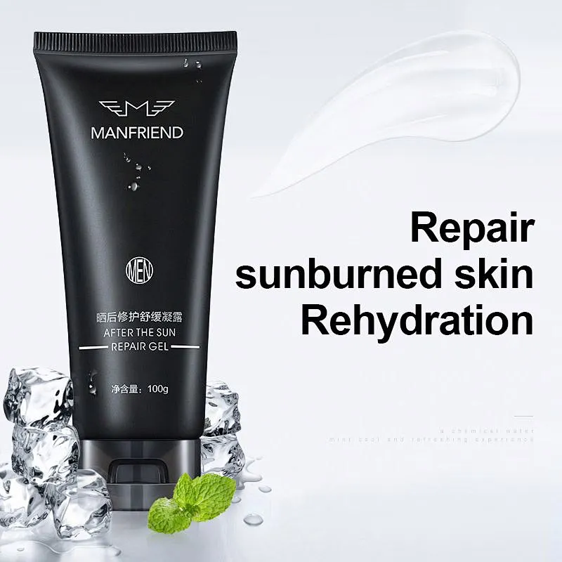 OEM ODM Custom Private Label Sun Damaged Skin Repair Moisturizing Cream After Sun Cooling Best Soothing Gel