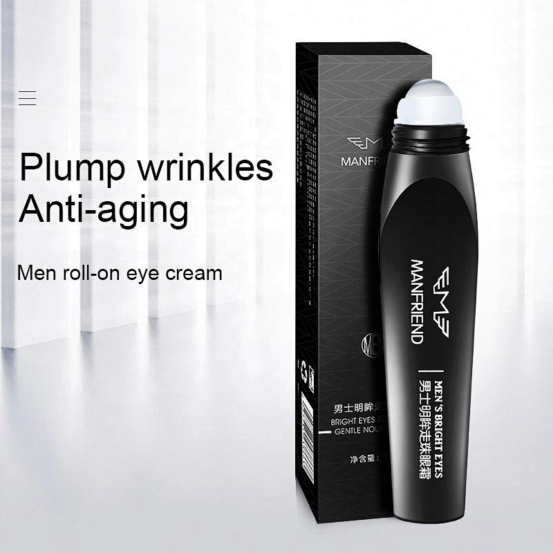 Best Private Label Men Roll ON Anti Aging Wrinkle Instant Eye Bag Remova Eye Cream For Men Dark Circle Remove