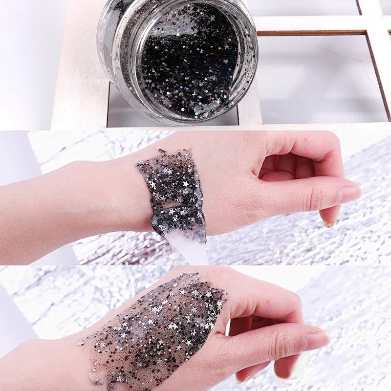 Hot Sale Korea Star Cleaning Face Blackheads Peel Off Beauty Facial Glitter Mask