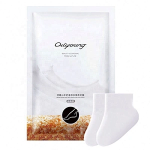 privet label natural skin whitening foot peel mask exfoliating foot peel mask