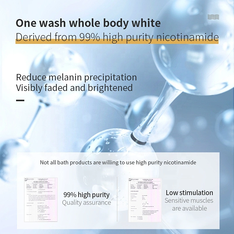 Private label Deeply Cleaning Skin Volcanic Mud Shower Gel Skin Whitening Body Wash