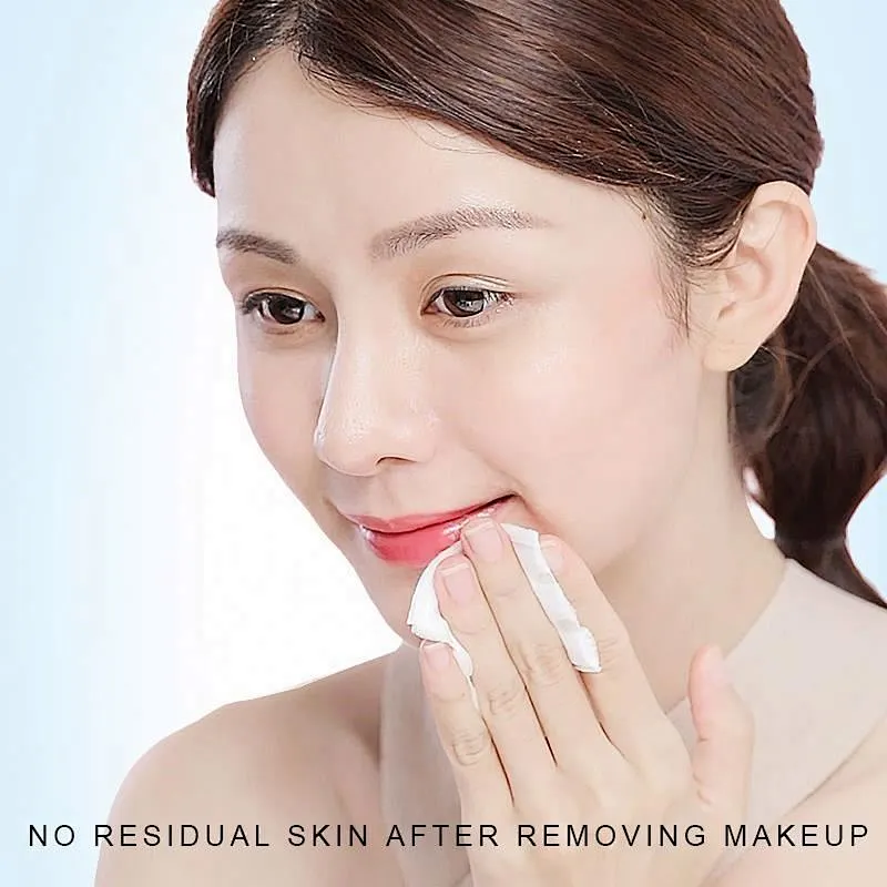 Private Label Cotton Pads Deep Cleansing Makeup Remover Wipes