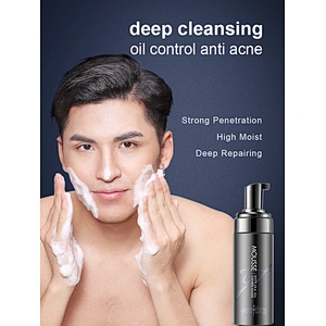 Men OEM ODM Private Label Foaming Face Wash Facial Foam Cleanser