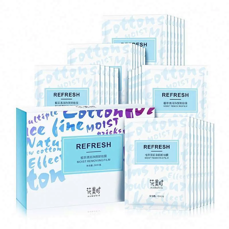 Private Label Cotton Pads Deep Cleansing Makeup Remover Wipes