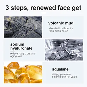 Custom 3 in 1 Face Cleanser Moisturizing Hydrating Essence Toner Cream Gift Sets Skin Care Set For Men