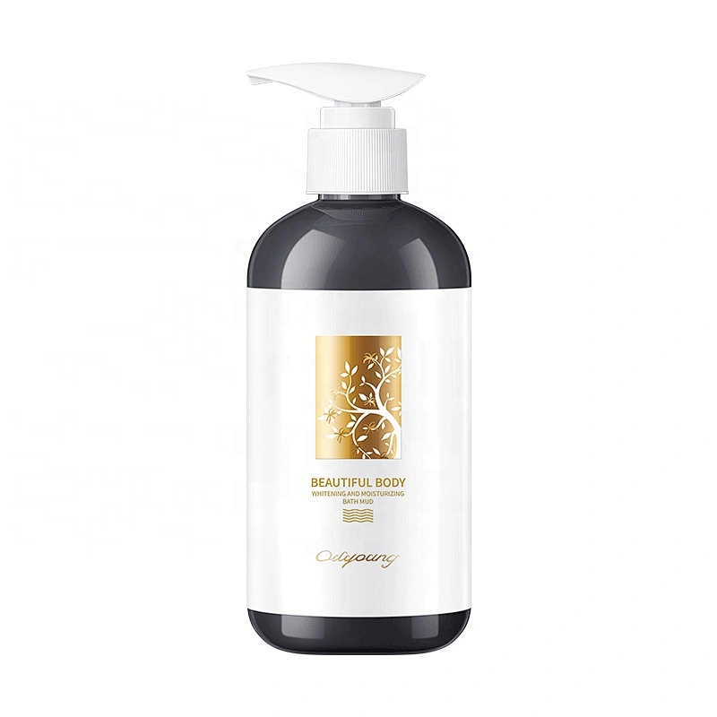 Private label Deeply Cleaning Skin Volcanic Mud Shower Gel Skin Whitening Body Wash