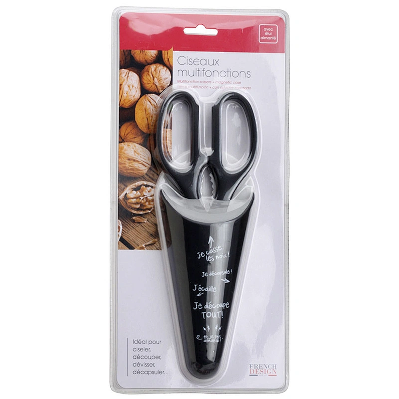 Multi-Function Household  8 Inch Stainless Steel Kitchen Scissor with magnet holder