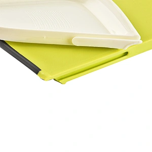 Eco-friendly Kitchen plastic PP double fruit chopping cutting board