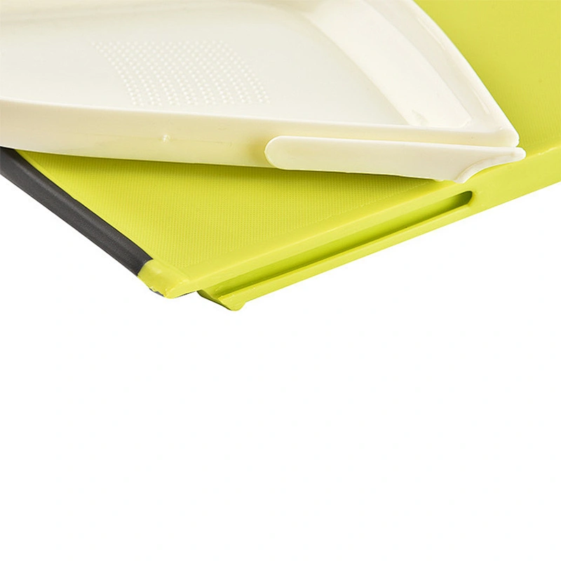 Eco-friendly Kitchen plastic PP double fruit chopping cutting board