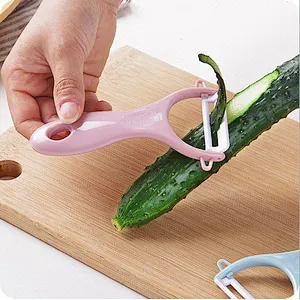 Hot Sell  Kitchen Accessories Creative Colorful Fruit Vegetable Potato Slicer Ceramic peeler