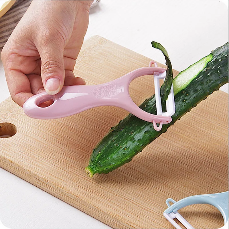 Hot Sell  Kitchen Accessories Creative Colorful Fruit Vegetable Potato Slicer Ceramic peeler